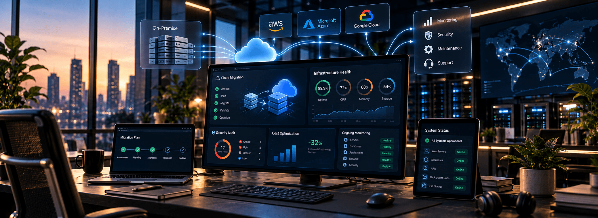 Cloud Migration, Audits & Managed IT